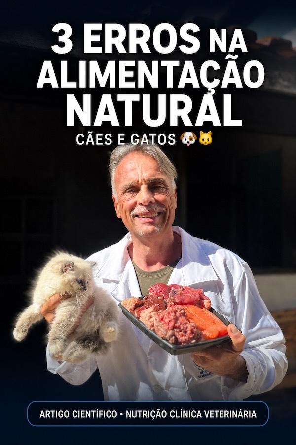 ERROS COMUNS NA ALIMENTAÇÃO NATURAL DE CÃES E GATOS: UMA ANÁLISE CRÍTICA À LUZ DA NUTRIÇÃO CLÍNICA VETERINÁRIA