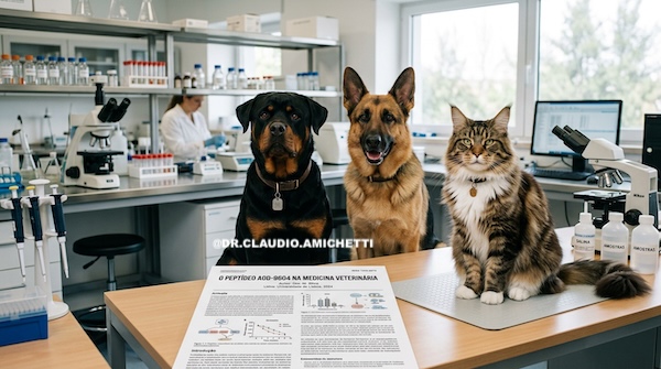 O PEPTÍDEO AOD-9604 (TYR-HGH 177-191) NA MEDICINA VETERINÁRIA  Mecanismos Lipolíticos, Segurança Metabólica e Potencial em Medicina Regenerativa