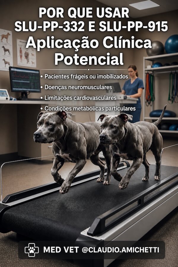 MIMETIZAÇÃO FARMACOLÓGICA DE ADAPTAÇÕES MOLECULARES DO EXERCÍCIO EM MEDICINA VETERINÁRIA: AGONISTAS DE RECEPTORES RELACIONADOS A ESTROGÊNIO (ERRS) SLU-PP-332 E SLU-PP-915